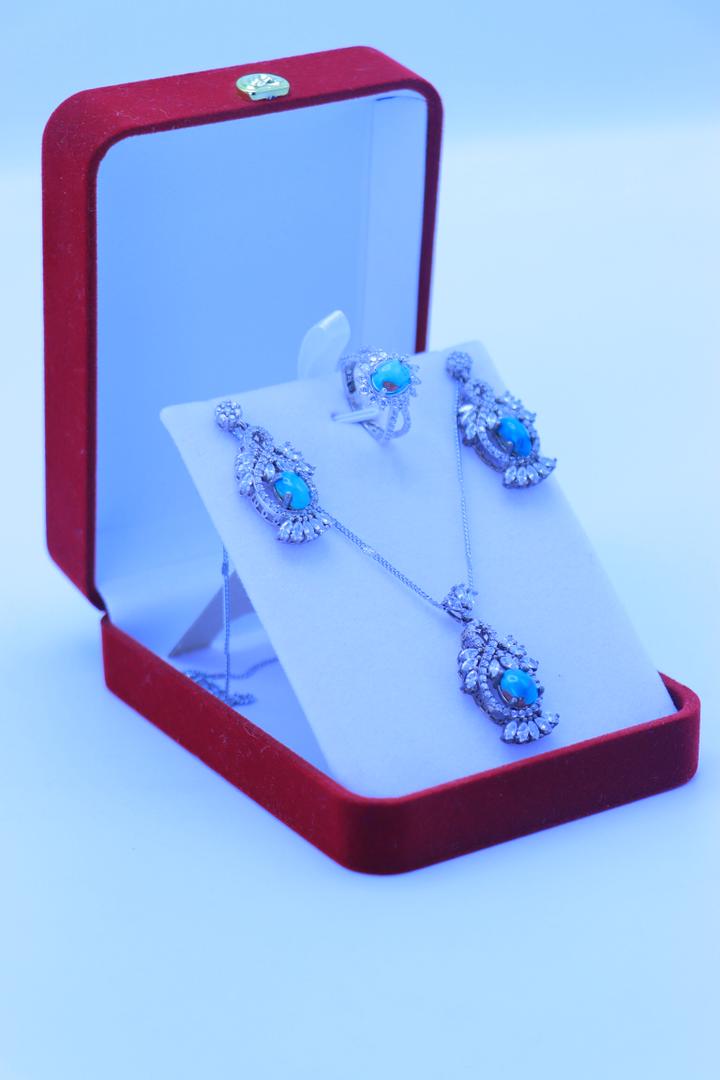 Türkis-Schmuckset Majestät – Bild 3