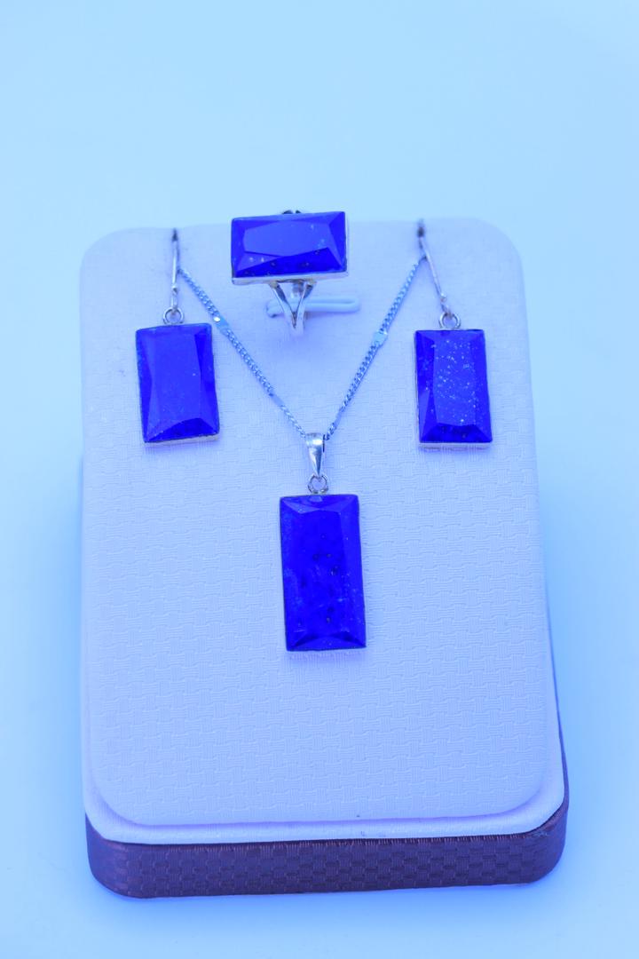 Lapislazuli Schmuckset Prestige – Bild 3