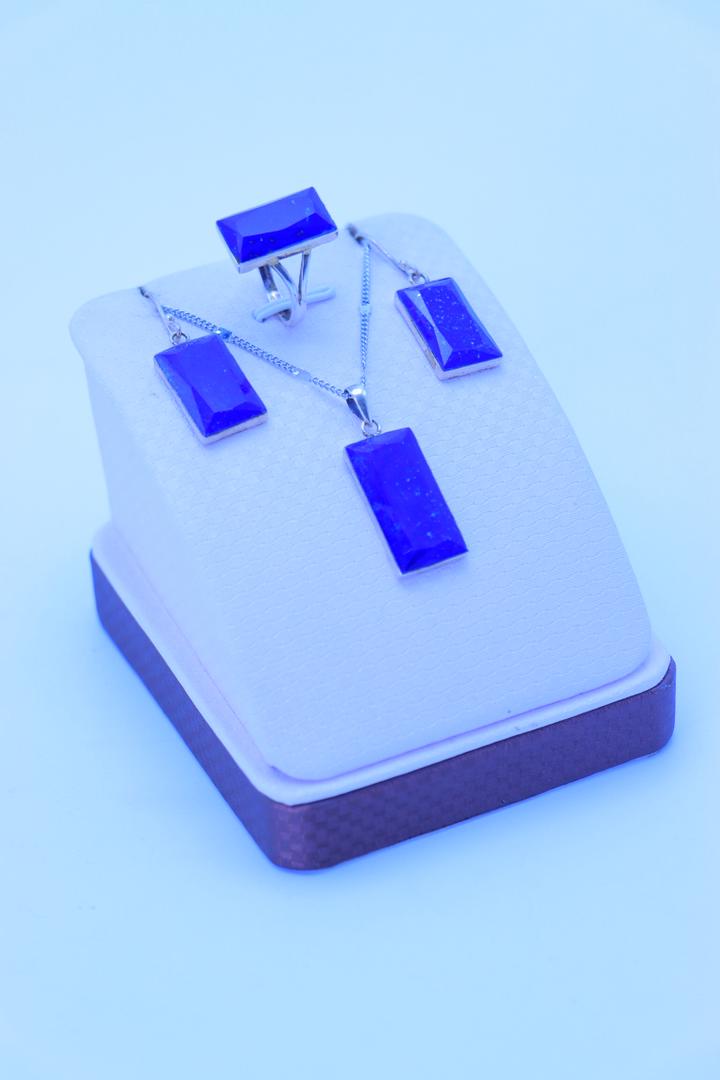 Lapislazuli Schmuckset Prestige – Bild 4