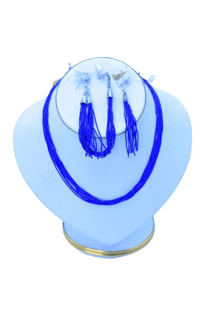 Lapislazuli Mehrstrang-Schmuckset