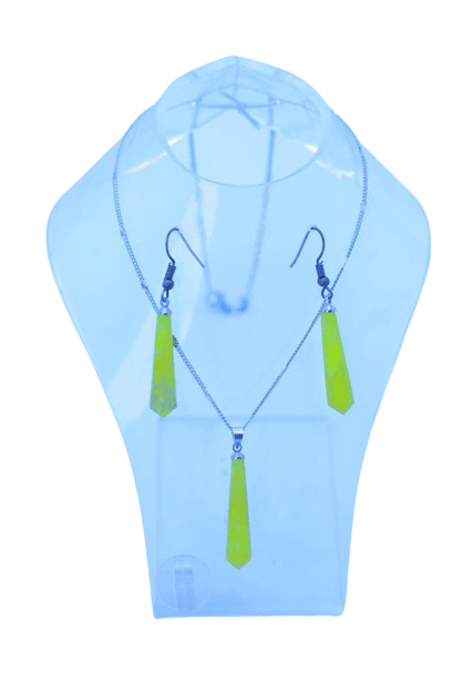 Gelber Kristall Schmuckset