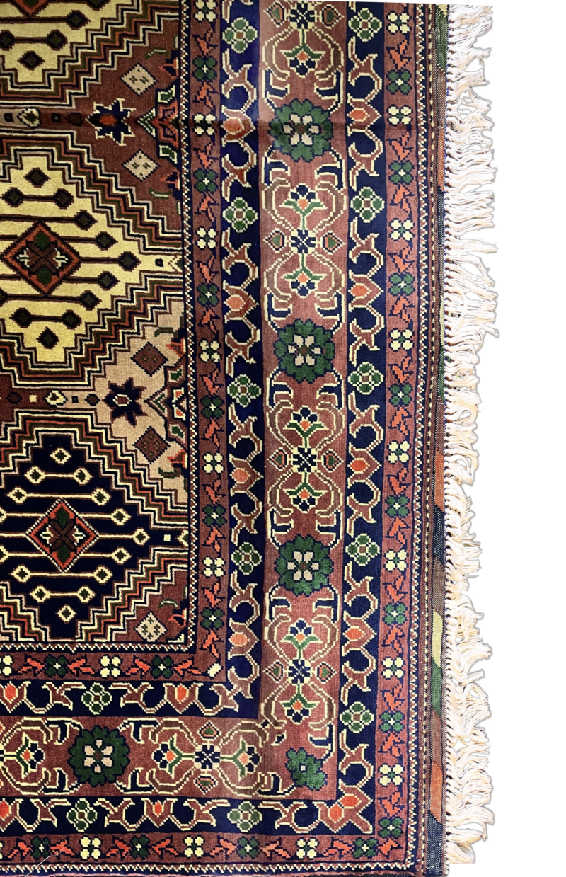 Handgeknüpfter Yousuf Bayee namaz Teppich - Afghanischer Nomadenteppich aus Wolle - Orientteppich Boho Vintage - Wohnzimmerteppich – Bild 4