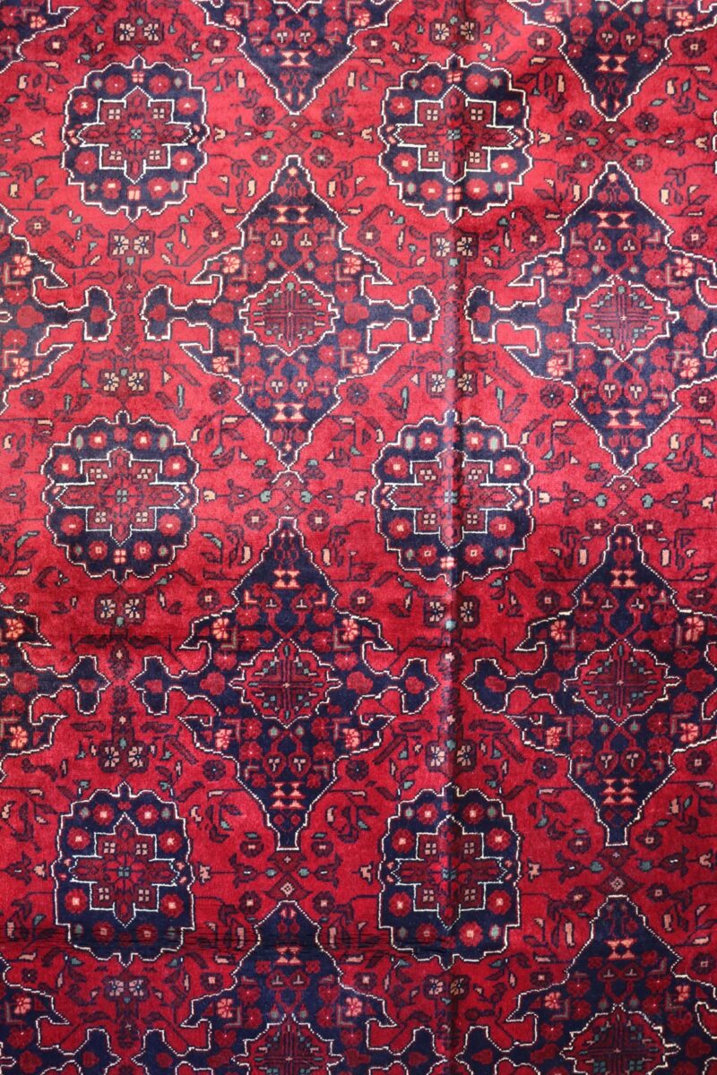 Handgeknüpfter Gul gandomak Teppich - Afghanischer Nomadenteppich aus Wolle - Orientteppich Boho Vintage - Wohnzimmerteppich - Klassisch – Bild 5