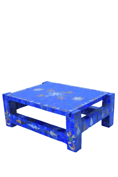 Lapislazuli Tisch mit Intarsien