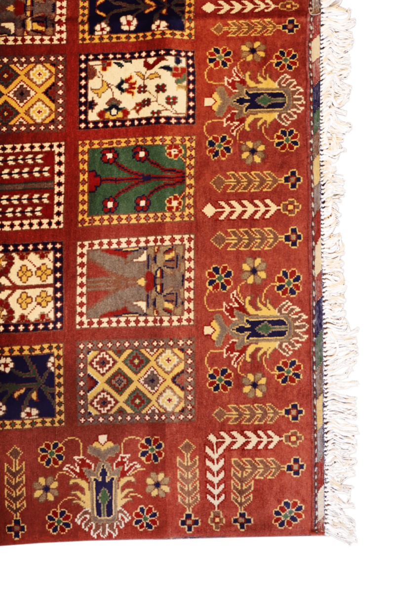 Handgeknüpfter Chahar fasel Teppich - Afghanischer Nomadenteppich aus Wolle - Orientteppich Boho Vintage - Wohnzimmerteppich - Klassisch – Bild 4