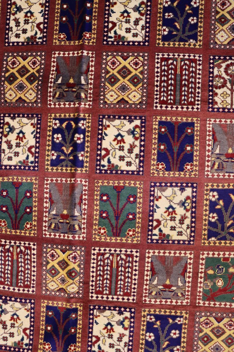Handgeknüpfter Chahar fasel Teppich - Afghanischer Nomadenteppich aus Wolle - Orientteppich Boho Vintage - Wohnzimmerteppich - Klassisch – Bild 5
