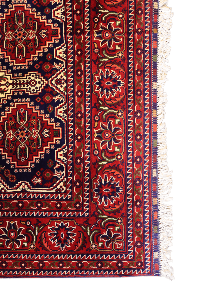 Handgeknüpfter Yousuf Baye sada Teppich - Afghanischer Nomadenteppich aus Wolle - Orientteppich Boho Vintage - Wohnzimmerteppich - Klassisch – Bild 4