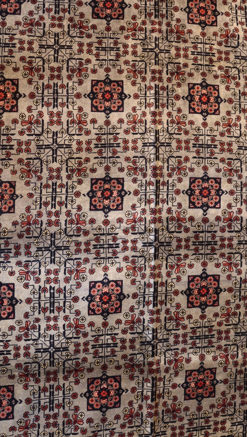 Handgeknüpfter Bukharayee Teppich - Afghanischer Nomadenteppich aus Wolle - Orientteppich Boho Vintage - Wohnzimmerteppich - Klassisch – Bild 5