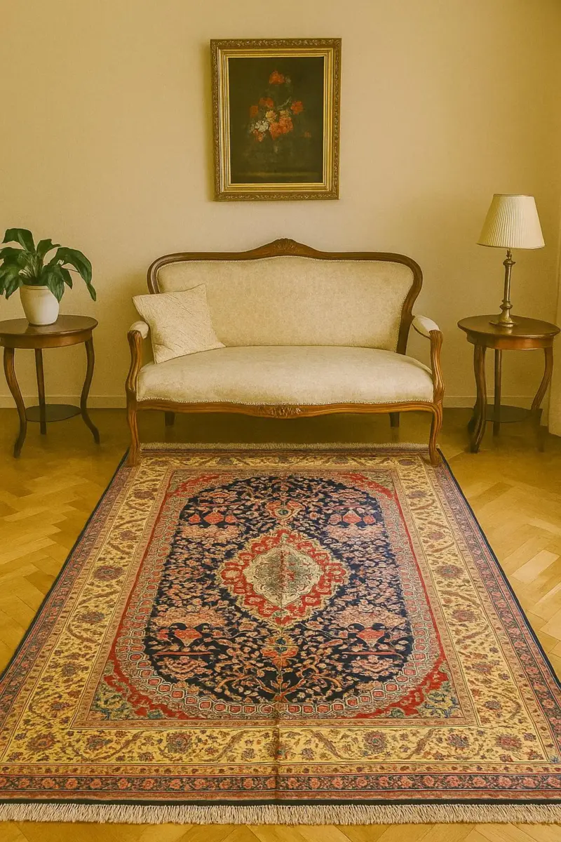 Handgeknüpfter Yak Gula Teppich - Afghanischer Nomadenteppich aus Wolle - Orientteppich Boho Vintage - Wohnzimmerteppich - Klassisch