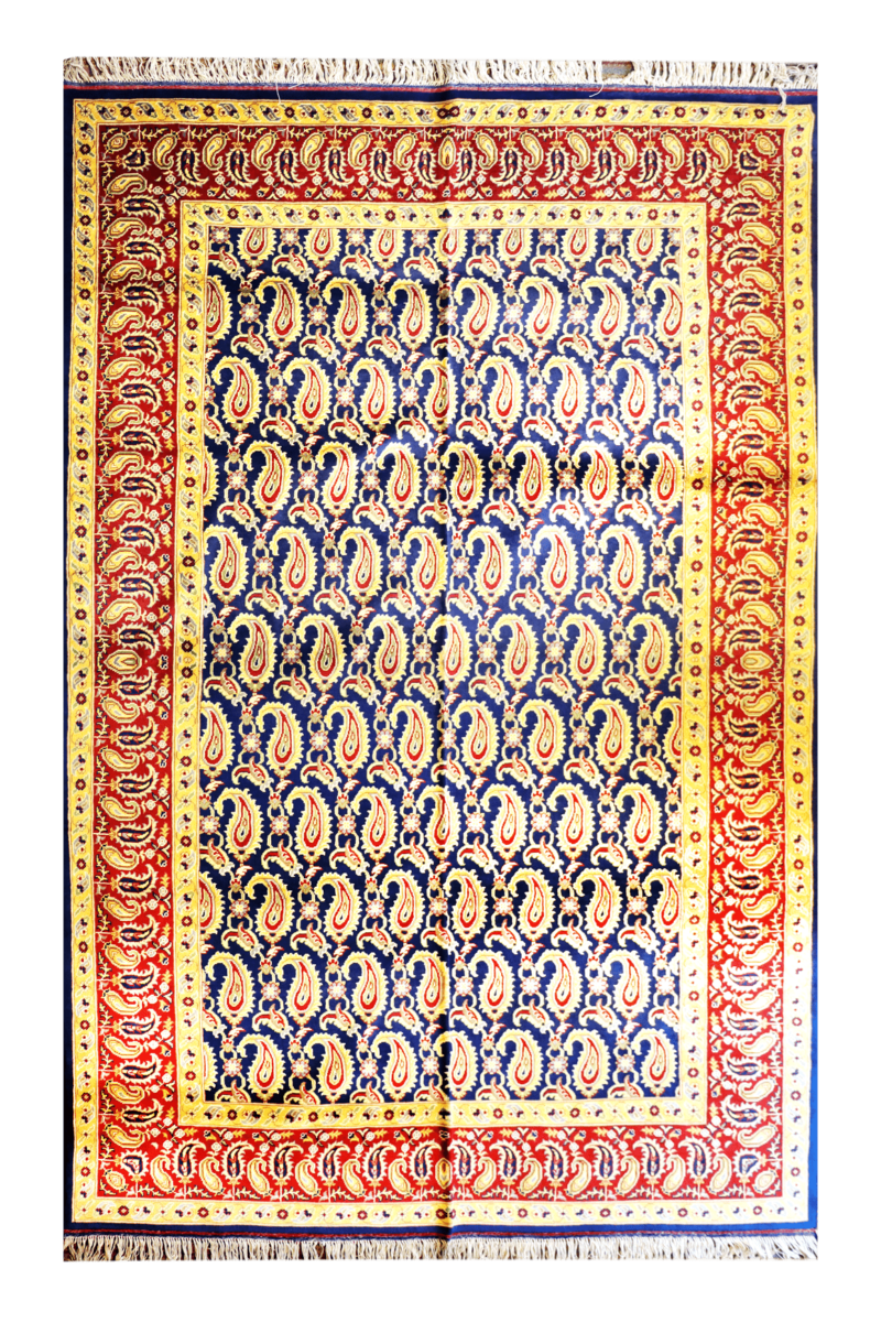 Handgeknüpfter Zanjerak Teppich - Afghanischer Nomadenteppich aus Wolle - Orientteppich Boho Vintage - Wohnzimmerteppich - Klassisch – Bild 2