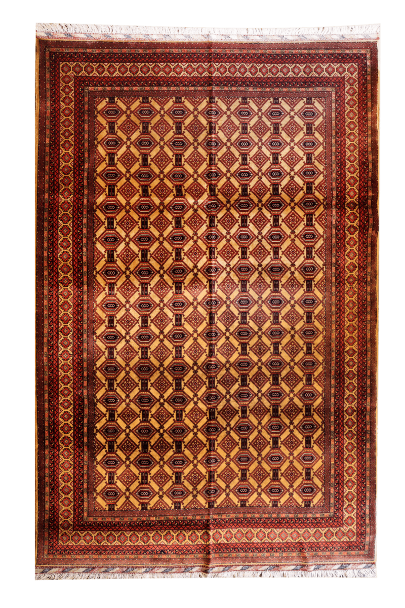 Handgeknüpfter zaher Shahee Teppich - Afghanischer Nomadenteppich aus Wolle - Orientteppich Boho Vintage - Wohnzimmerteppich - Klassisch – Bild 2