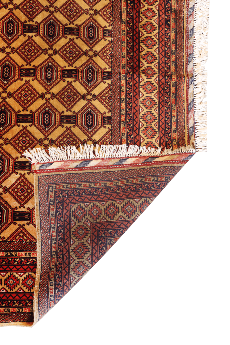Handgeknüpfter zaher Shahee Teppich - Afghanischer Nomadenteppich aus Wolle - Orientteppich Boho Vintage - Wohnzimmerteppich - Klassisch – Bild 3