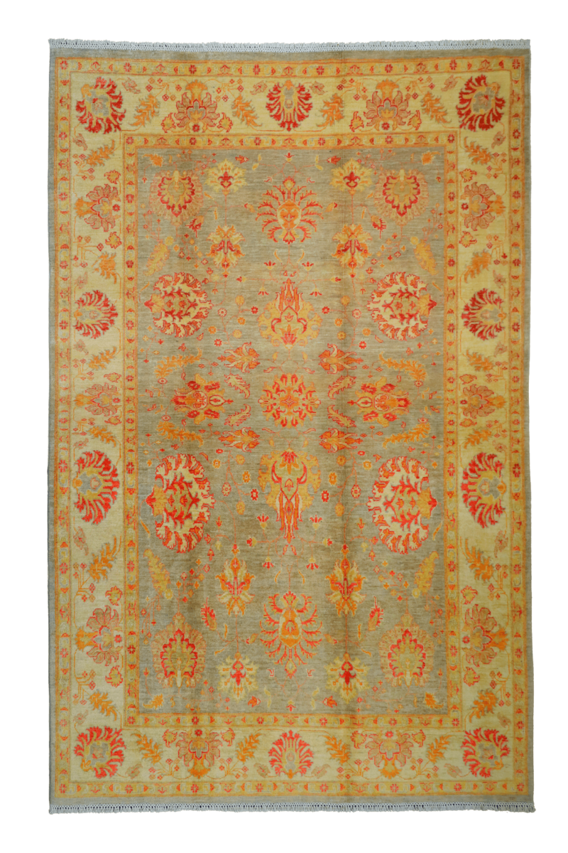 Handgeknüpfter Zeglar Teppich - Afghanischer Nomadenteppich aus Wolle - Orientteppich Boho Vintage - Wohnzimmerteppich - Klassisch – Bild 2